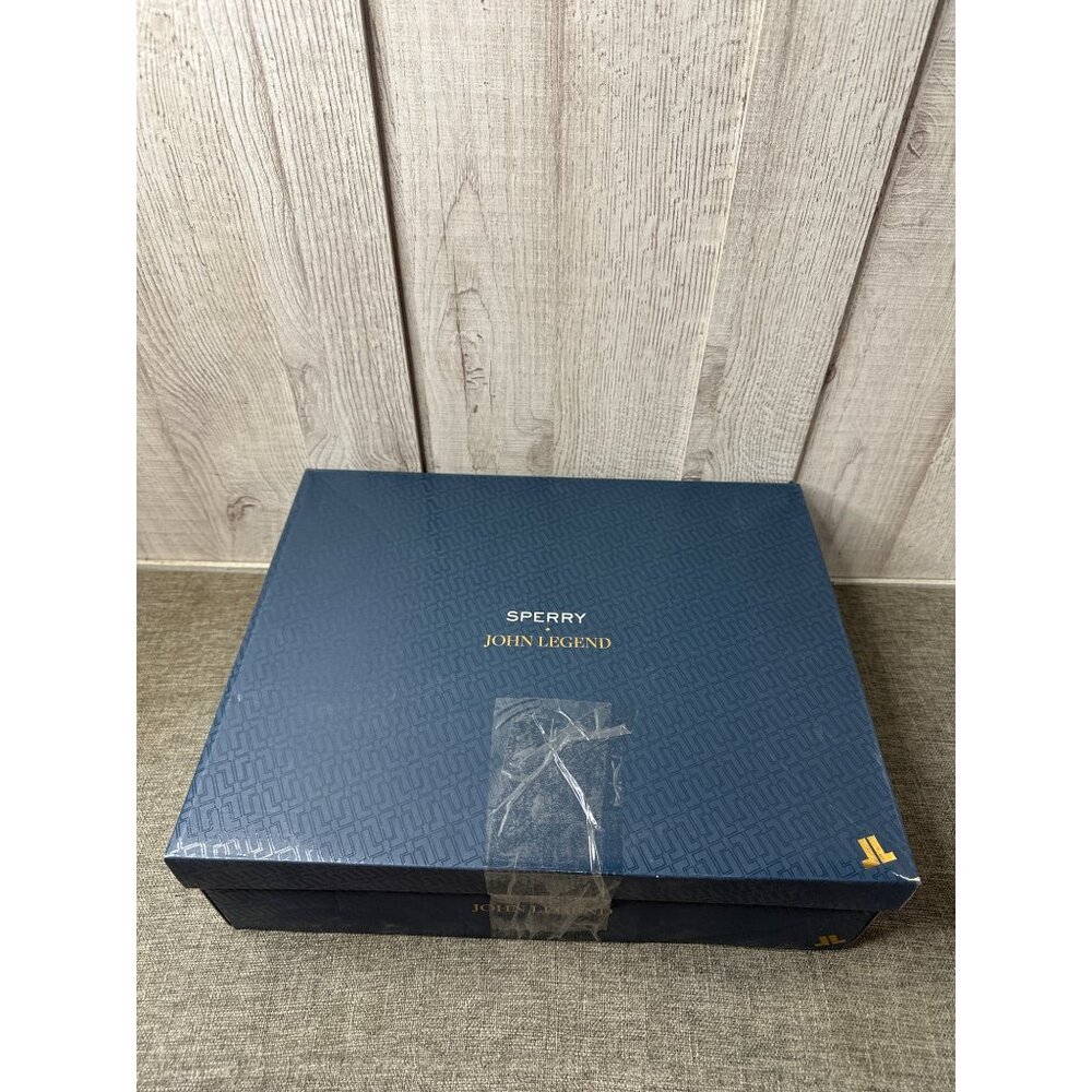 Sperry x John Legend Mens Sz 9 Tall Black Leather Lace-Up Boots w/ Side Zipper - Picture 11 of 11